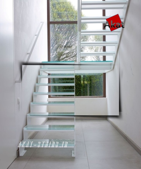 پله شیشه ای مدرن