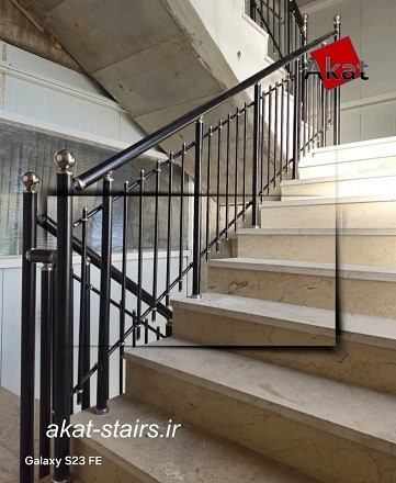 نرده استیل مشکی حصاری