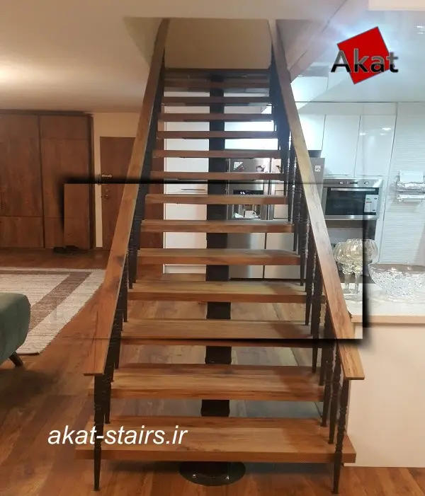 پله دوبلکس مستقیم مفصلی