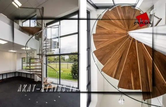 پله دوبلکس گرد