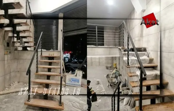 پله دوبلکس U شکل