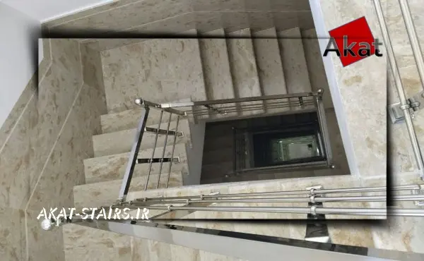 نرده استیل سه خط یا سه گارد