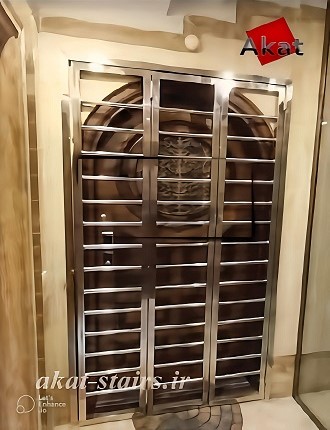 حفاظ استیل درب آکاردئونی