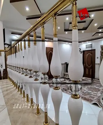 نرده استیل پایه اشکی, نرده استیل 304 201